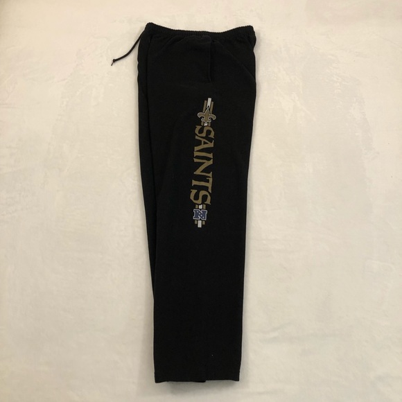 NFL Other - NFL Team Apparel New Orleans Saints Football Black Lounge Sweatpants Mens Size M